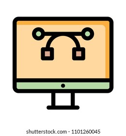 curve bezier screen 