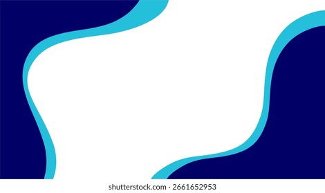 curve blue abstract background vector illustration	
