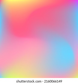 Curve Blurred Pink Dynamic Wavy Swirl Gradient Mesh. Liquid Color Light Pastel Blurry Texture. Water Purple Multicolor Yellow Blue Gradient Backdrop. Happy Neon Rainbow Green Fluid Background.