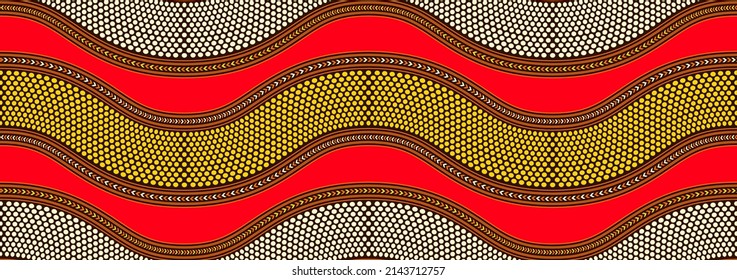 curve and circle point seamless pattern, africa textile art, fashion background artwork for print, vector file eps10.