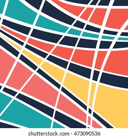 curve color background vector illustration