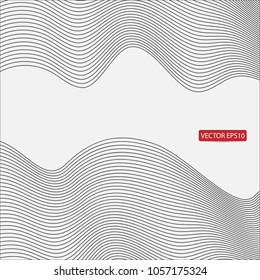 La composición de las curvas tiene un sentido de la perspectiva de fondo.