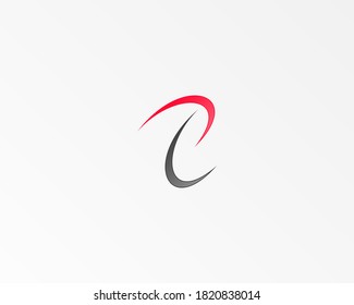 Curve concept logo design icon