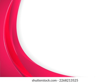 curve design background with magenta color. vector illustrations