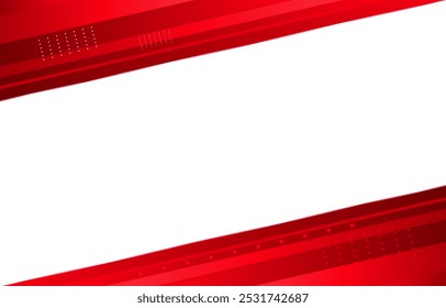curve design background with red color. vector illustration