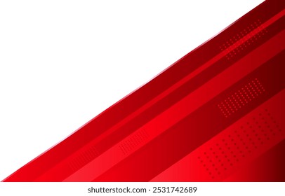 curve design background with red color. vector illustration