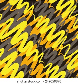 Curve in a diagonal pattern, ribbon seamless background, vector.