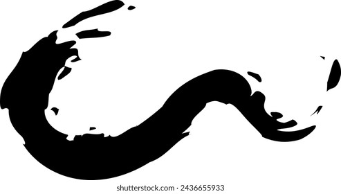 Curve Drawing Doodle Vector Illustration