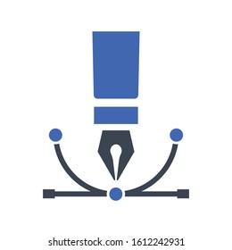 Curve, drawing icon, Vector graphics