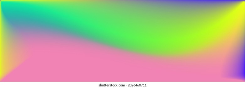 Curve Dynamic Color Neon Light Gradient Backdrop. Liquid Vibrant Vivid Sky Sunrise Smooth Surface. Fluid Multicolor Bright Colorful Wavy Gradient Mesh. Blurred Pastel Water Sunset Glow Background.
