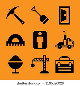 curve, elegance, hand, entry, lifting and strawberry icon vector set. Flat vector design with filled icons. Designed for web and software interfaces