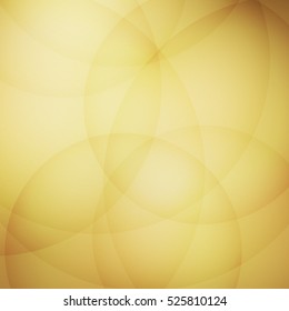 Curve element with yellow background, stock vector