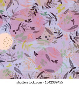 Curve Floral Pattern Design 