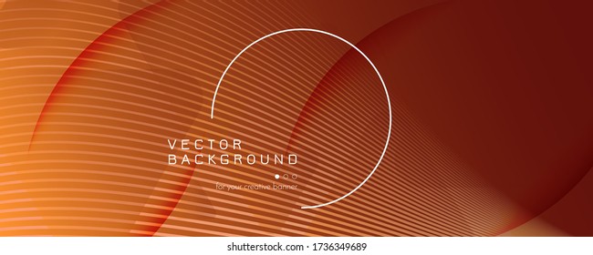 Strömungskanal Orange Gradient Landing Page. 3d Abstrakte Form. Digitale Textur. Gelber Flüssigkeitsstrom. Vivid Memphis Liquid. Abstrakte Vorlage. Technologie-Poster. Dynamischer Flüssigkeitsfluss.