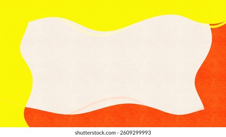 Curve gradient background graphic illustration. Orange wave