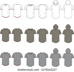 Curve Hem Editable Vector Templates