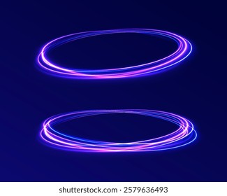 Curve light effect of silver line. Png luminous silver circle. Light silver pedistal, podium, platform, table. To center a bright flash, png, effect, wave,neon,line.