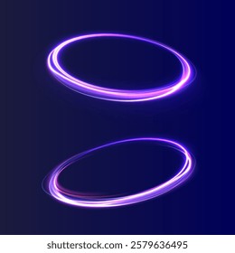 Curve light effect of silver line. Png luminous silver circle. Light silver pedistal, podium, platform, table. To center a bright flash, png, effect, wave,neon,line.