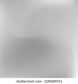 Curve Light Fluid Blurred Background. Soft Calm Sky Liquid Aluminium Gradient Backdrop. Silver Monochromatic Water Dynamic Sky Swirl Gradient Mesh. Wavy Dark Grey Metallic Blurry Texture.