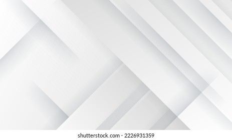 Curve light line on white background. Luxury realistic concept. 3d paper cut style. Vector illustration for design.