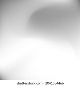 Curve Light Liquid Dynamic Fluid Swirl Gradient Mesh. Soft Grey Fluid Metallic Background. Aluminium Dark Sky Silver Design Pic. Water Blurred Calm Wavy Monochromatic Gradient Background.