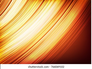 Curve Light Orange Abstract background, Line and Speedy concept,design for texture and Wallpaper,Vector,Illustration.