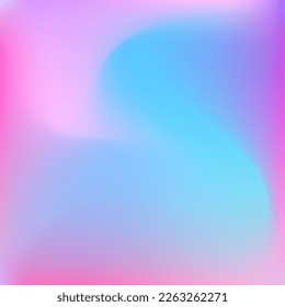 Curve Light Wavy Bright Vibrant Wallpaper. Multicolor Colorful Dynamic Neon Smooth Surface. Pink Cold Vivid Water Color Gradient Backdrop. Pastel Sky Blurred Fluid Liquid Swirl Gradient Mesh.
