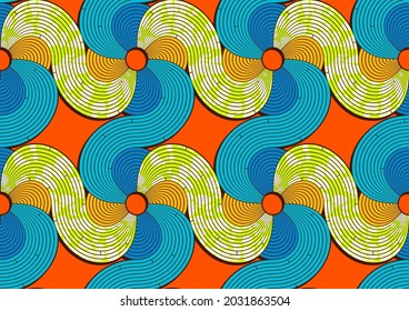 curve line african seamless pattern, picture art and abstract background.