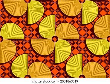 curva de línea africana patrón sin costuras, imagen y fondo abstracto.