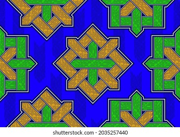 curva de línea africana patrón sin costuras, imagen y fondo abstracto.