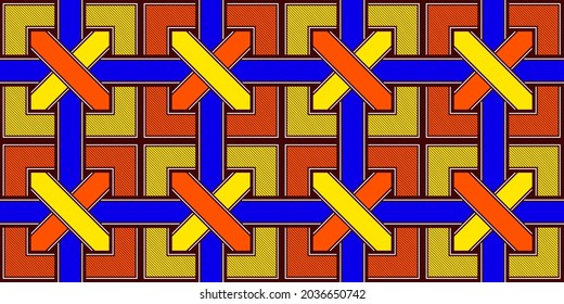 curva de línea africana patrón sin costuras, imagen y fondo abstracto.