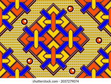 curva de línea africana patrón sin costuras, imagen y fondo abstracto.