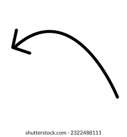 curve line Illustration vector icon illustration asset