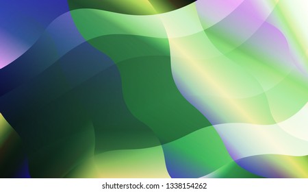 Curve Line Layer Background. For Business Presentation Wallpaper, Flyer, Cover. Vector Illustration with Color Gradient.