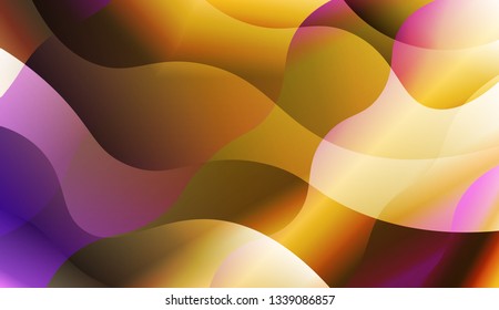 Curve Line Layer Background. For Business Presentation Wallpaper, Flyer, Cover. Vector Illustration with Color Gradient.