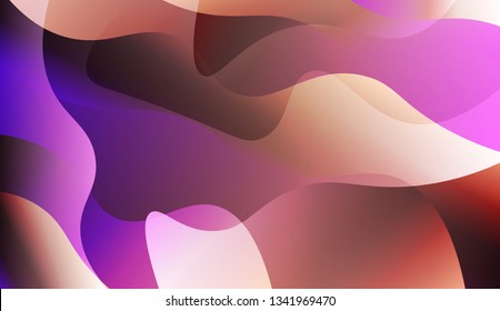 Curve Line Layer Background. For Business Presentation Wallpaper, Flyer, Cover. Vector Illustration with Color Gradient.