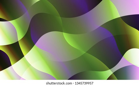 Curve Line Layer Background. For Business Presentation Wallpaper, Flyer, Cover. Vector Illustration with Color Gradient.