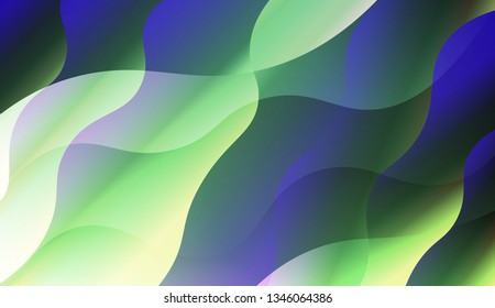 Curve Line Layer Background. For Business Presentation Wallpaper, Flyer, Cover. Vector Illustration with Color Gradient.