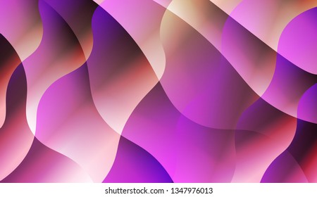 Curve Line Layer Background. For Business Presentation Wallpaper, Flyer, Cover. Vector Illustration with Color Gradient.