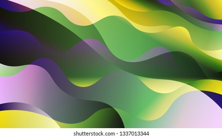 Curve Line Layer Background. For Elegant Pattern Cover Book. Vector Illustration