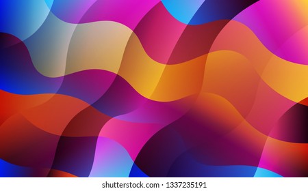 Curve Line Layer Background. For Elegant Pattern Cover Book. Vector Illustration