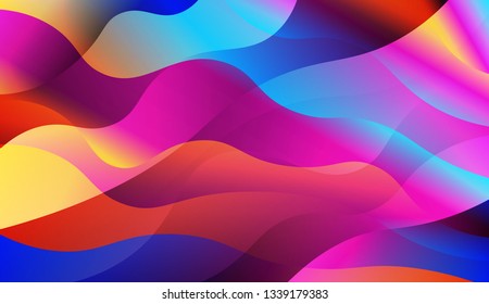 Curve Line Layer Background. For Elegant Pattern Cover Book. Vector Illustration