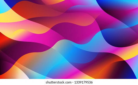 Curve Line Layer Background. For Elegant Pattern Cover Book. Vector Illustration