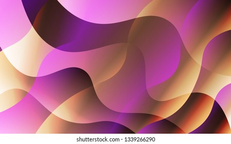 Curve Line Layer Background. For Elegant Pattern Cover Book. Vector Illustration