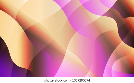 Curve Line Layer Background. For Elegant Pattern Cover Book. Vector Illustration