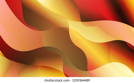 Curve Line Layer Background. For Elegant Pattern Cover Book. Vector Illustration