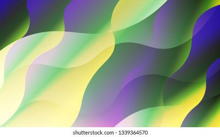 Curve Line Layer Background. For Elegant Pattern Cover Book. Vector Illustration