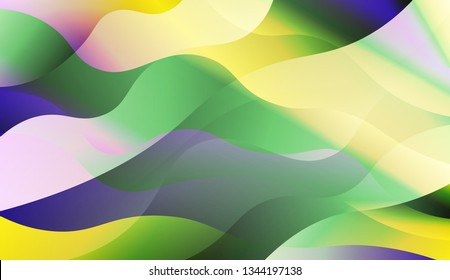 Curve Line Layer Background. For Elegant Pattern Cover Book. Vector Illustration