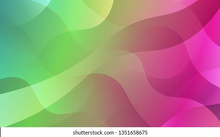 Curve Line Layer Background. For Flyer, Brochure, Booklet And Websites Design Vector Illustration with Color Gradient