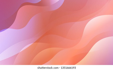 Curve Line Layer Background. For Flyer, Brochure, Booklet And Websites Design Vector Illustration with Color Gradient
